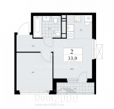 Продам двухкомнатную квартиру в новостройке - жилой комплекс Прокшино, 4к5, д. Прокшино (10562-802) | Dom2000.com